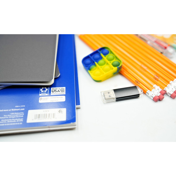 EcoTech Navy Backpack + Fulton Lunchbox School Supplies Bundle Back to School - Picture 11 of 16